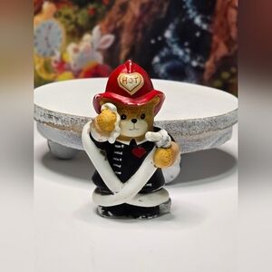 Lucy & Me HOT Fireman Bear Lucy Rigg Enesco Figurine [ Read Details ]